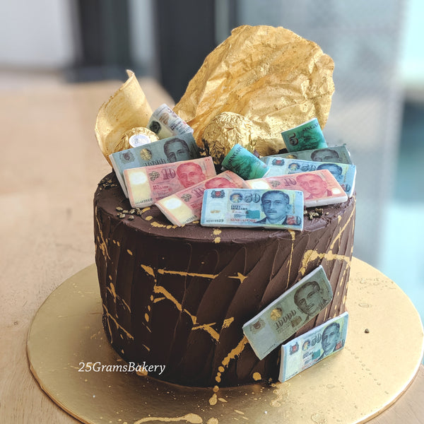 Fortune Money Cake – 25Grams Bakery